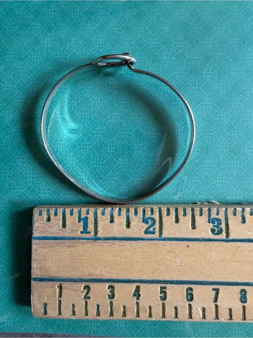 925 Sterling Silver Modern Open-Circle Cuff Bracelet